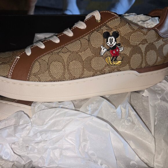 Coach Mickey Mouse Sneakers - Picture 1 of 6